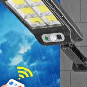 Ηλιακό Φωτιστικό 120 led με αισθητήρα κίνησης και τηλεχειριστήριο